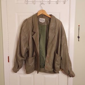 Vintage Margaret Godfrey Bagatelle leather jacket